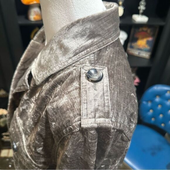 Cabi Deep Olive Green Sunday Topper Jacket Size Medium - Picture 4 of 12